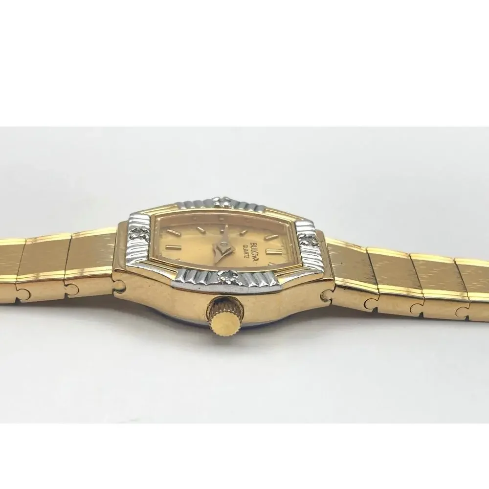 VTG Bulova Women's Petite Cocktail Dress Watch 17mm - Fresh Battery-Wrist 6-6.25